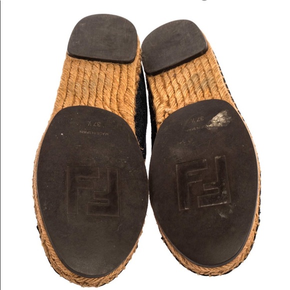 FENDI ESPADRILLES SIZE 37.5 - Picture 6 of 9